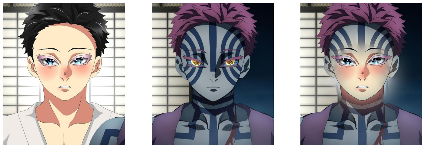 Akaza -- Before and After