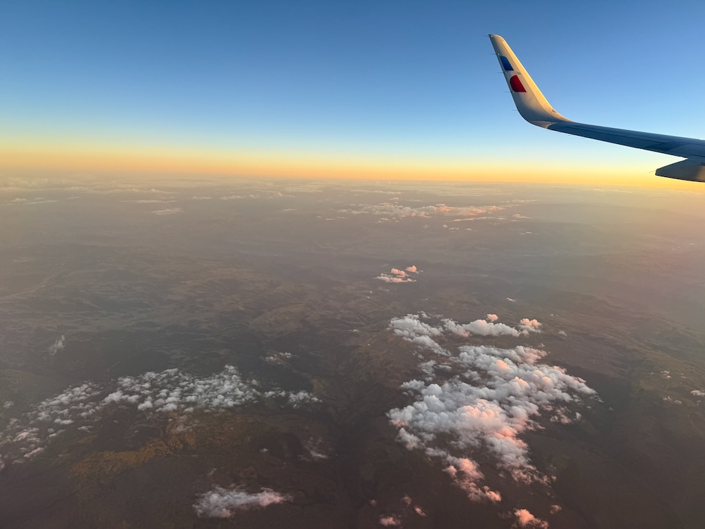 Window Seat View from NYC → SFO...